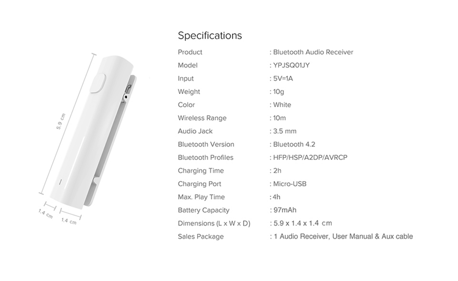 Xiaomi Mi Bluetooth Audio Receiver ToruMart.pk