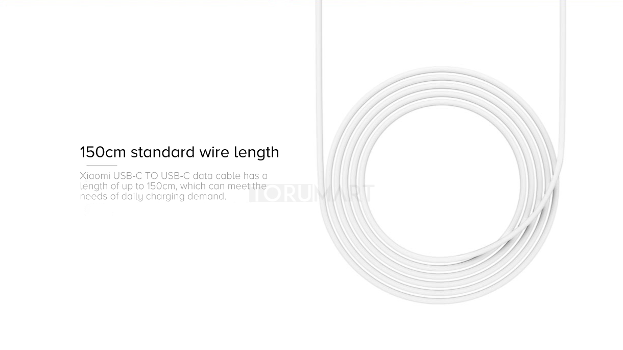 5. 150cm standard wire length