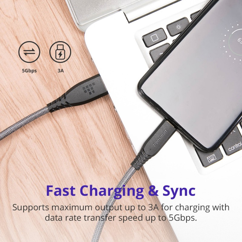 3A charging speed 5Gbps sync data trasnsfer