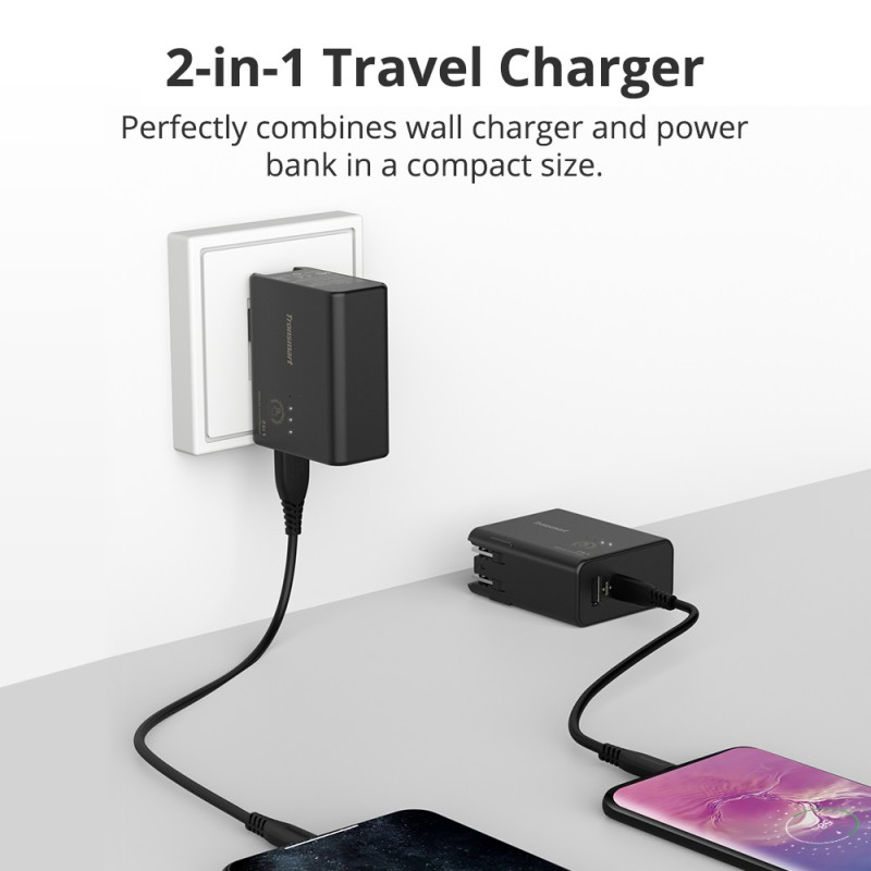 2 in 1 travel charger
