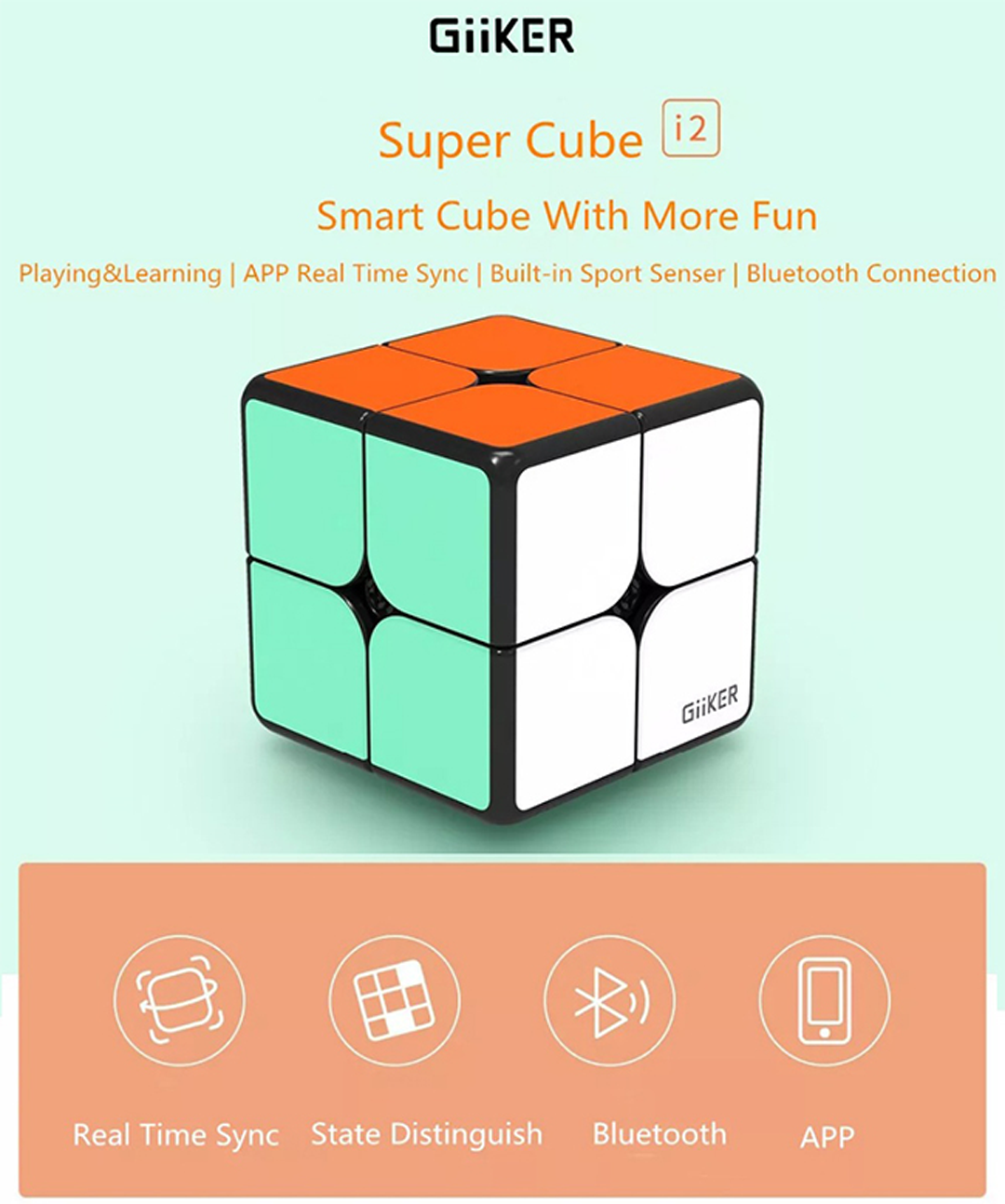 giiker supercube i2 2x2x2 pakistan