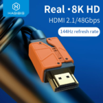 HAGiBiS 8K HDMI 2.1 Video Cable 48Gbps/144Hz